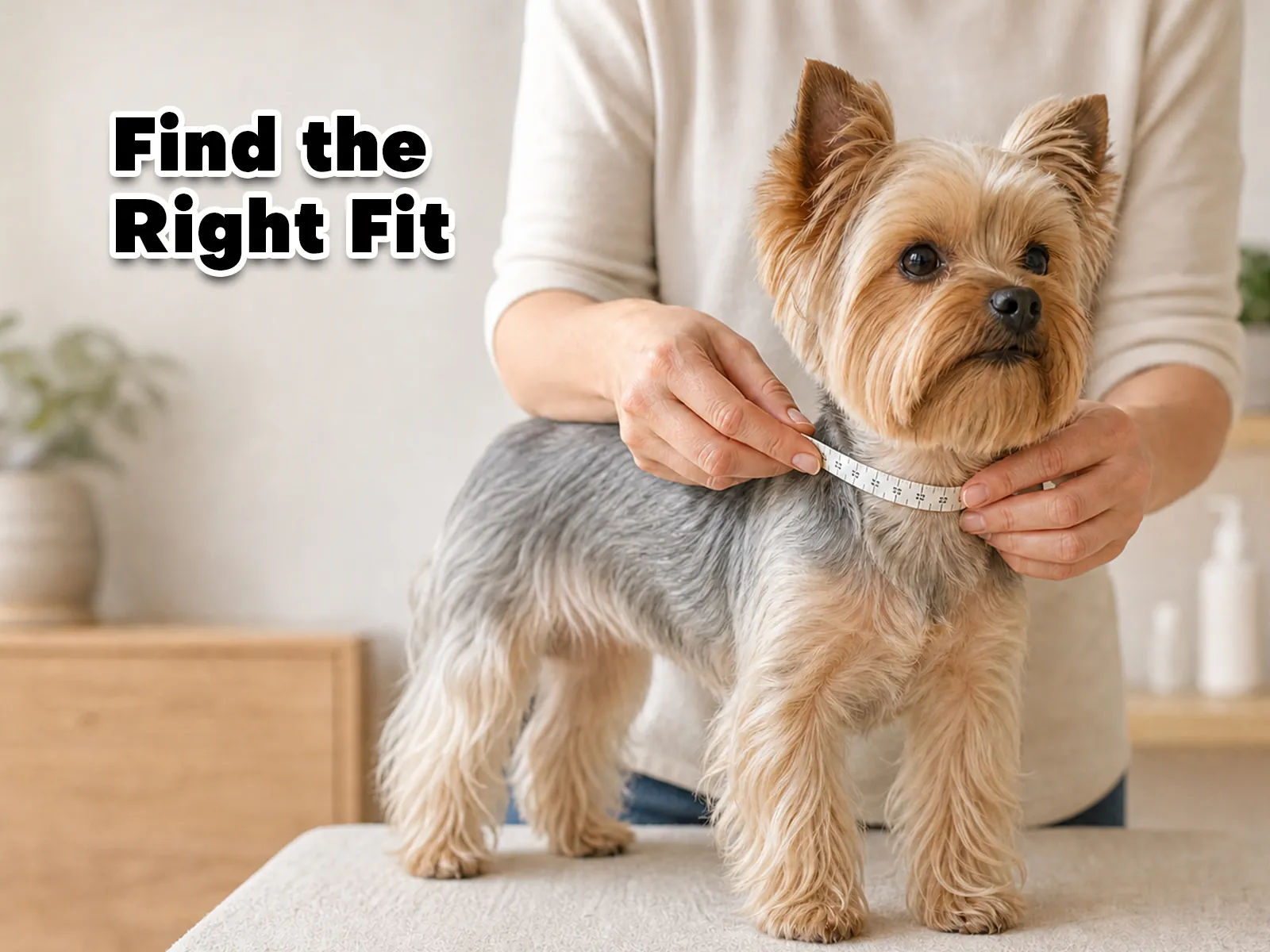 Measuring a Yorkshire Terrier's neck — Find the Right Fit